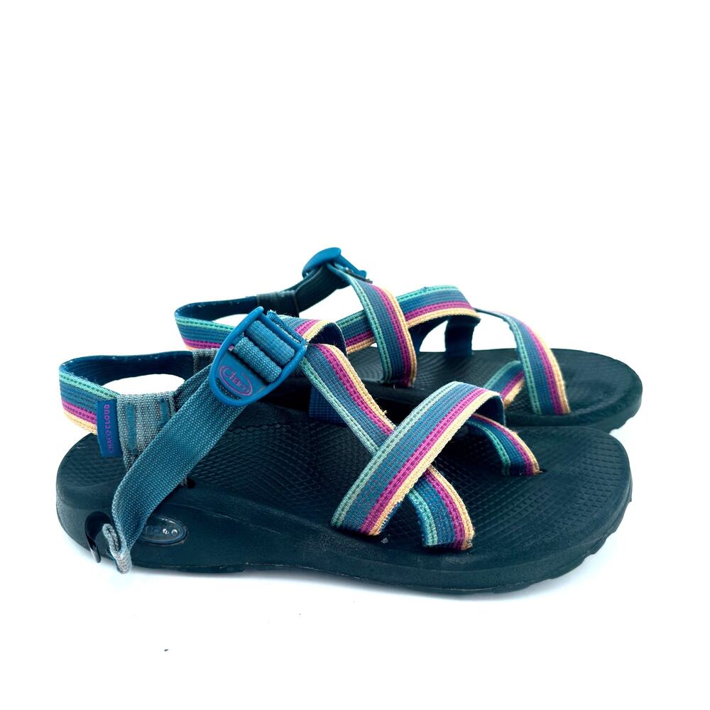 Chaco Zong X EcoTread Women's Multicolor Strappy Hiking Sandals SIZE 8